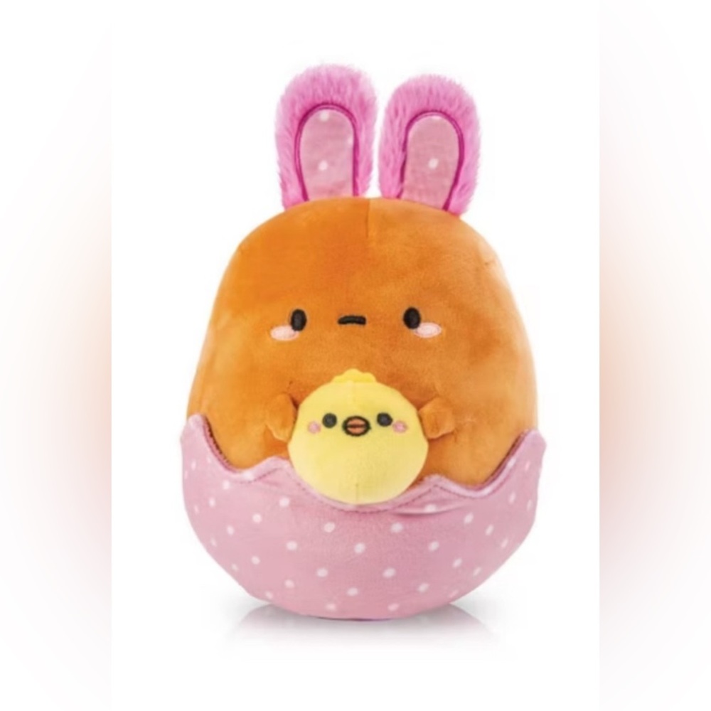 Smoko Tayto Potato Mochi Plush - Easter Egg Bunny 8.5” Plush Toy - NEW